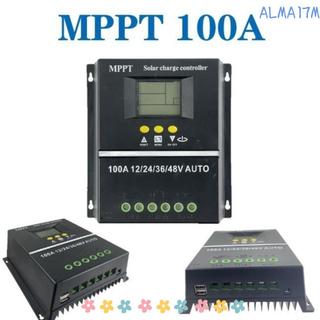Bộ sạc pin ALMA1, Bộ điều khiển MPPT màn hình kỹ thuật số 12V / 48V, Bảo vệ pin 60A 80A 100A Bảng điều khiển Sử dụng tại nhà