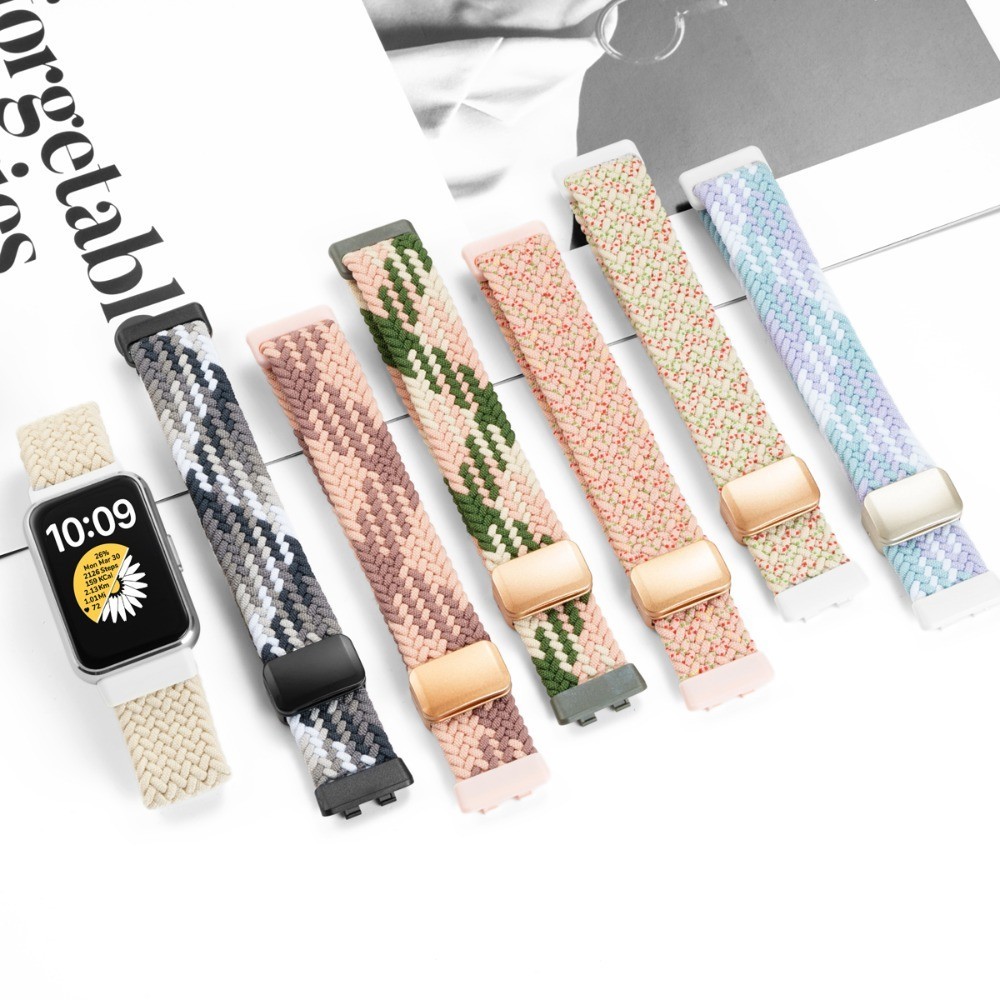 Dây đeo vòng bện từ tính Nylon cho Huawei Band 11 / 11NFC / 11 Pro / 11 Pro NFC khóa vòng đeo tay dây đeo đồng hồ