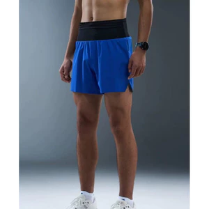 Sports Running Four-Point Shorts Men's and Women's Marathon Track and Field Summer Training Quick-Dry Pants Adhesive Racing Zipper Waist Bag Straight hTZg