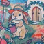 Khăn tay CATMALLER88, Khăn tay lớn gạc Cotton 4 lớp khô nhanh, Phim hoạt hình trang trí dễ thương 34x40cm Khăn nhà bếp Mẫu giáo Trẻ em