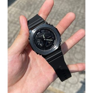 Đồng Hồ Nam Dây Nhựa Casio G-Shock GM-2100-1A Vỏ Thép Chính Hãng - GM-2100-1ADR Carbon Core