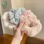7 Cái / bộ Thời Trang Ngọt Ngào Lông Tóc Scrunchies Dây Cao Su Co Giãn Đuôi Ngựa Giá Đỡ Dây Buộc Cao Su Cho Nữ Bé Gái Phụ Kiện Tóc