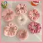 7 Cái / bộ Thời Trang Ngọt Ngào Lông Tóc Scrunchies Dây Cao Su Co Giãn Đuôi Ngựa Giá Đỡ Dây Buộc Cao Su Cho Nữ Bé Gái Phụ Kiện Tóc