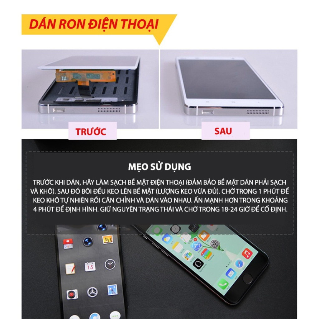 Keo dán đa năng siêu chắc E8000 Dán Thủ Công Handmade,Keo Dẻo Acrylic Dán Gioăng Màn hình điện thoại