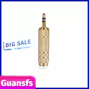 Guansfs Guansfs Jack Âm Thanh Adapter Convertor Stereo Cắm Ổ Cắm Guitar Điện Micro Tai Nghe 3.5 Mm Nam 6.5 Mm Nữ