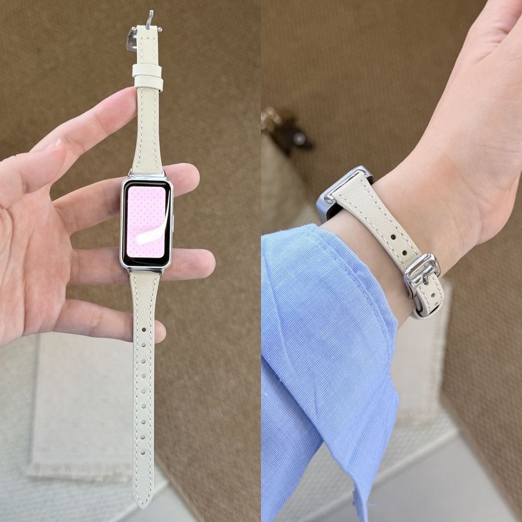 Dây Da Mỏng Cho Huawei Watch Fit5 5pro Fit 3 4 2 Dây Đeo Tay Phụ Kiện Vòng Tay Thể Thao Cho Huawei Band 10 9 8 Dây Đeo