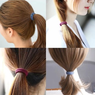 MIKYCO 5 CÁI Scrunchies, Trang trí kiểu tóc Phối màu Dây buộc tóc, Dây buộc tóc dệt kim đàn hồi cao đa năng dành cho nữ Cô gái