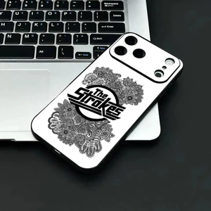TP-2 Band Ốp Điện Thoại S-Strikes Cho IPhone 17 16 15 14 13 12 11 Pro Max Plus Mini Đen Mờ Vỏ Mềm Funda