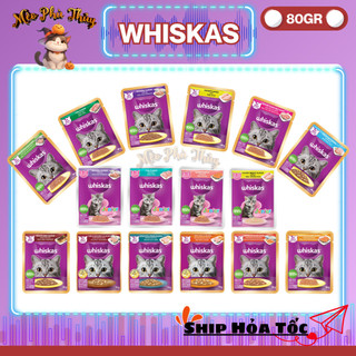 Pate WHISKAS 80g Cho Mèo Con & Mèo Trưởng Thành