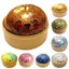 Sản phẩm bán chạy Long lanh Bánh bao Squishy Bóng giảm căng thẳng, Bánh bao lấp lánh màu hồng hiếm Đồ chơi mềm mại và dễ thương, Hộp mù bí ẩn