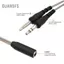 Guansfs Guansfs Âm Thanh 3.5mm Chia Cổng Cáp 1 Nữ sang 2 Nam Bộ Chuyển Đổi Tai Nghe Chụp Tai Micro Dây Adapter dành cho Tai Nghe máy tính để bàn Laptop PC