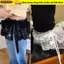 SNUGHOUSE Ren Xù Váy, Nhìn Xuyên Qua Y2K Dạo Phố Ren Mini Váy, Hoa Thêu Bông Tai Kẹp Ruched Váy Trang Trí Quần Jean
