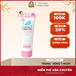 Sữa Rữa Mặt Alpha Arbutin Collagen Foaming Cleanser Thái Lan 120g