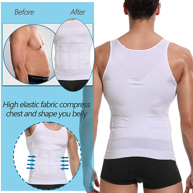 Nam Áo Shapewear Mát Mẻ Cho Tập Luyện và Kiểm Soát Bụng
