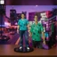 Tommy Vercetti Nhân vật hành động GTA Vice City Style PVC Tượng 18cm Mô hình sưu tập
