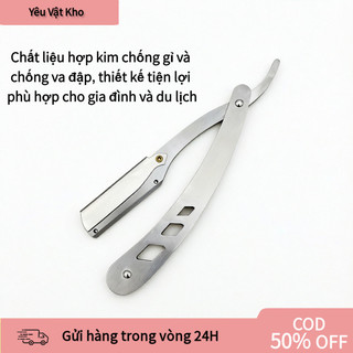 【COD】Dao cạo mặt nam Barber Dragon cao cấp (không có lưỡi), khung thép cứng cáp, hỗ trợ cạo sạch lông hiệu quả.