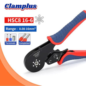 Kìm bấm cos vuông HSC8 16-6A - Kìm cos loại lớn - Bấm cos dây điện (0.08-16mm²) kìm