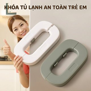 Khóa tủ lạnh An toàn cho trẻ em Bền bỉ Không cần khoan Lắp đặt tủ bếp tại nhà