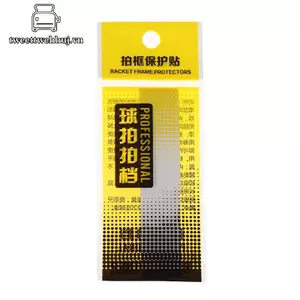 Nhíp trong suốt cho cầu lông, chống mài mòn và tự dính, bảo vệ đầu cạnh hiệu quả
