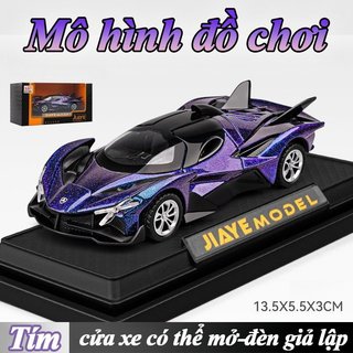 Diecast Xe Thể Thao Mô Hình Hợp Kim ABS Kéo Lại Âm Thanh Ánh Sáng Kéo Cửa Sưu Tập Quà Tặng Đồ Chơi