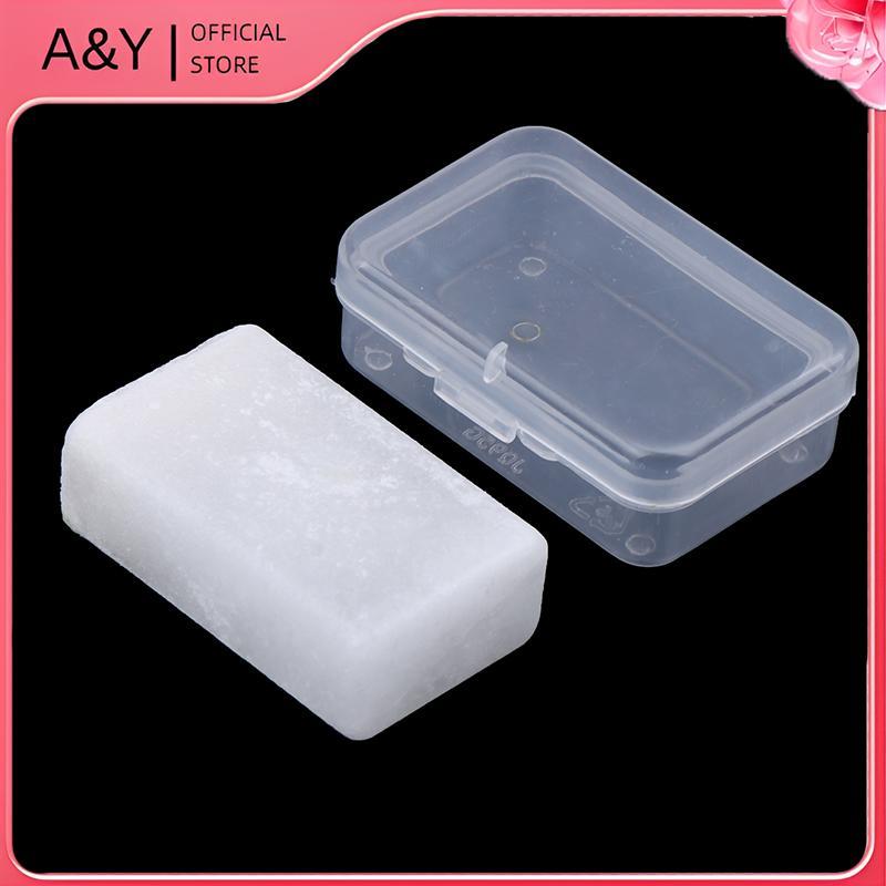 A & Y 95g Di Động Đá phèn Tự Nhiên Không Mùi Sau Khi Cạo Râu Khử Mùi Thay Thế Làm Mát Da Sau Khi Cạo Râu Cắt Tóc Dừng Chảy Máu Mục.