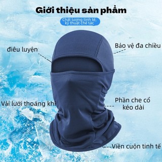 Mũ trùm đầu phi hổ balaclava khẩu trang ninja đi xe máy thoáng khí chống nắng chống gió chống bụi unisex