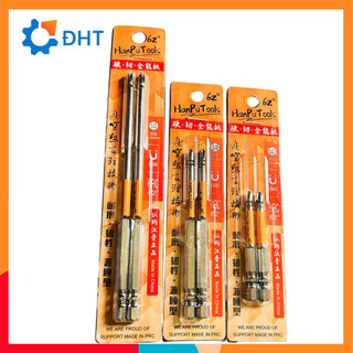 Mũi vít 4 cạnh chuôi Lục Giác  65mm - 80 - 100 - 150mm PH2 HanPuTools 62° Chất Liệu HRC Cao Cấp