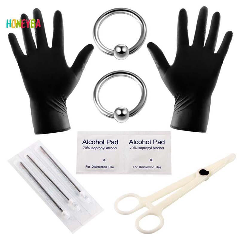 Dụng cụ xuyên cơ thể cho Belly Button, Lips, Eyebrows và Nose - Honeyba - 10 đến 20 cái/bộ