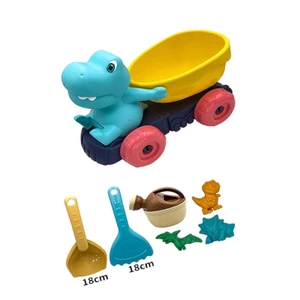 Bộ đồ chơi đi biển cho trẻ em 6 món Dụng cụ cát có xô và xẻng tưới nước cho đồ chơi lâu đài cát giải trí vui nhộn ngoài trời