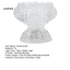 Linh hồn| Đèn nến không dây Đèn nến chạy bằng pin Đèn nến trong suốt Lotus LED Flameless, Nến mô phỏng điện cho gia đình, phòng ngủ, đám cưới, kỷ niệm, Giáng sinh P