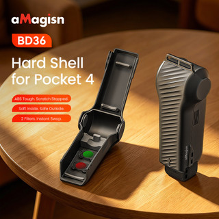 Dành Cho DJI Pocket 4 Vỏ Bảo Vệ Di Động Flip Chống Trầy Xước Vỏ Bảo Vệ Từ Tính Túi 4 Phụ Kiện Camera Thể Thao