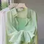 Áo khoác Cardigan phiên bản Hàn Quốc mùa hè Áo sơ mi rộng cổ POLO phong cách lười biếng dành cho nữ