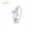 PNPIA- Nhẹ Sang Trọng Cao Cấp Cảm Giác Cặp Đôi Nhẫn Nữ Thời Trang Nhiều Màu Sắc Mở Vòng Có Thể Điều Chỉnh Mỹ Phụ Kiện Trang Sức Quà Tặng