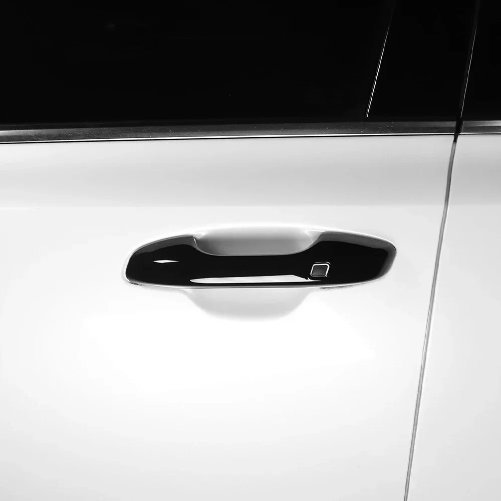 Dành Cho Xe Kia Sorento MQ4 2021 2022 2023 2024 2025 2026 Sợi Carbon Đen Tay Nắm Cửa Bao Cửa Bát Bảo Vệ Viền LHD RHD