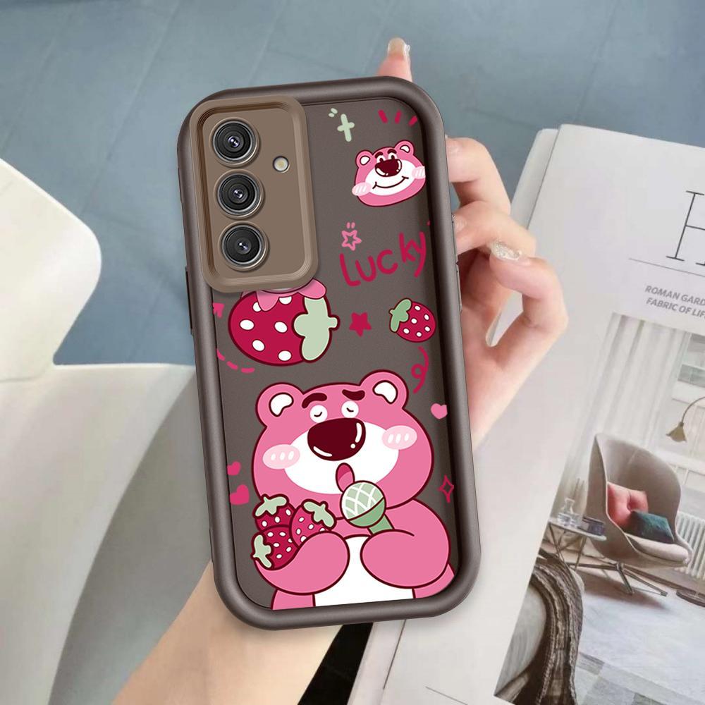 Ốp Lưng Cho Samsung S20 S21 S22 S23 S24 S25 S26 PLUS FE + Phim Hoạt Hình Silicon Bé Gái Mềm Vỏ Điện Thoại TPU Câu Chuyện Đồ Chơi Lotso Angel Eye Ốp Lưng Chống Sốc