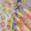 TRTR Hoa Móng Tay Hoa 5D Cánh Hoa Dập Nổi Kim Loại Bronzing Thiết Kế Cho Salon Xuân Hè Trang Trí Móng Tay DIY Phụ Kiện Nghệ Thuật VN