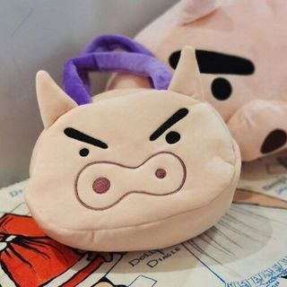 Crayon Shin-Chan Túi Xách Đa Phong Cách Hoạt Hình Hàng Hóa Phong Cách Mới Sang Trọng Mỹ Phẩm Dễ Thương Lưu Trữ Điện Thoại Di Động Túi Nhỏ