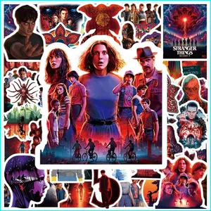 HK1 60 Cái / bộ Stranger Things Season 5 cốc nước kế hoạch ván trượt dán KH1