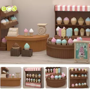 Nhà Búp Bê Trẻ Em Siêu Thị Mini Nhà Bếp Phòng Ngủ Mô Phỏng Nhà Cảnh Đồ Chơi Đẹp