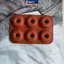 MAKY 6 Lỗ Silicon Donut Khuôn Bagel Chảo Non Sti Nướng Chịu Nhiệt Khuôn Làm Bánh Donut Chảo Dụng Cụ Nướng Bánh VN