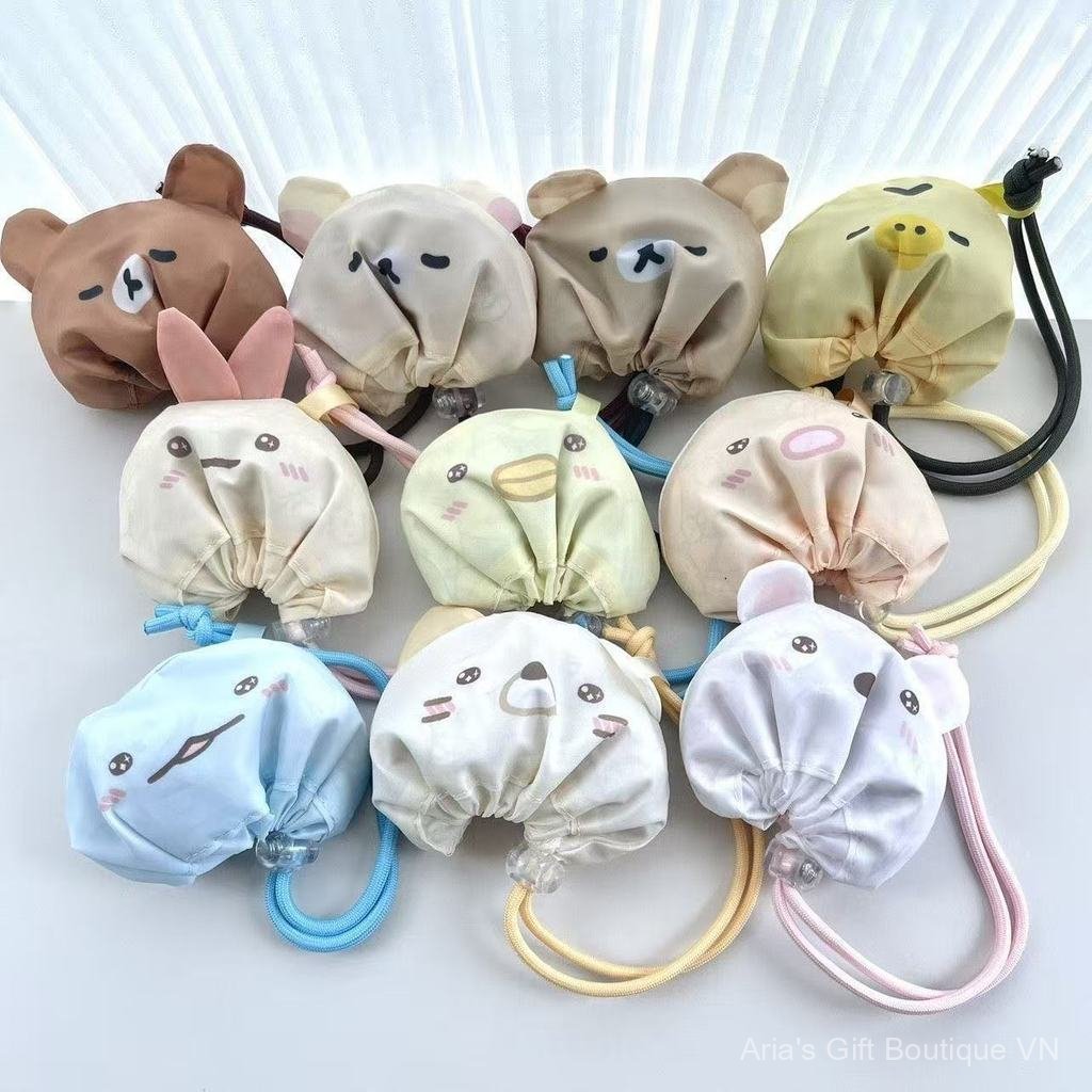 [Aria G-1] Đặt hàng hàng ngày san-x Cùng phong cách Rilakkuma Sumikkogurashi Túi lưu trữ có thể gập lại Túi đeo vai mua sắm thân thiện với môi trường
