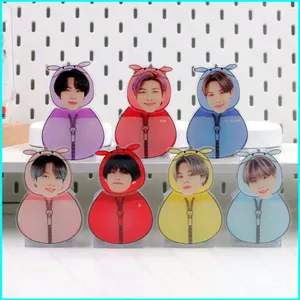 HK1 BTS Tự Động Lắc Đầu Búp Bê JIN RM J-HOPE SUGA V JIMIN JUNGKOOK Acrylic Tấm Giá Đỡ Trang Trí Xe Hơi Trang Trí KH1