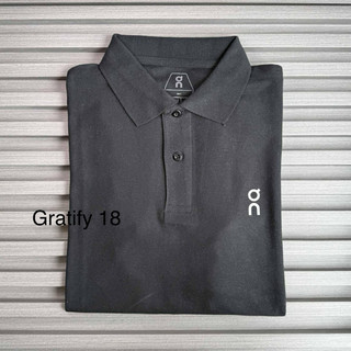 [Readystock] Áo thun cổ điển có logo cao su và cổ áo chất lượng cao, Áo polo nam siêu cao cấp