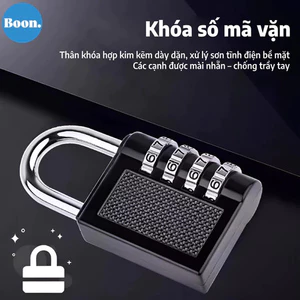 Ổ khóa mã số chống trộm, bảo mật cao với 3 hoặc 4 chữ số, không cần chìa, phù hợp với nhiều mục đích sử dụng-TOOLIX