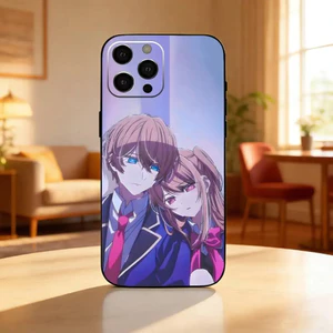 Ốp Điện Thoại TP-2 Anime O-Oshi No Ko Cho iPhone17,16,15,14,13,12 Plus, Max Mềm Silicone Đen Cover