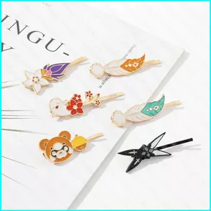 HK1 Genshin Tác Động Kẹp Tóc Hutao Keqing Venti Anime Trẻ Em Kẹp Tóc Thời Trang Phụ Kiện Tóc Pin Quà Tặng KH1