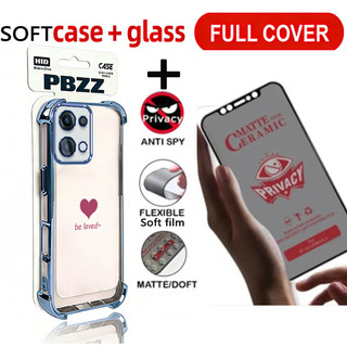 Ốp kính cường lực chống riêng tư bằng gốm sứ cho VIVO Y31D 4G Y51 PRO 5G IQOO Z11X 2026 Vỏ điện thoại Vỏ mềm Silicon chống sốc thẩm mỹ trong suốt cho bé gái tình yêu dễ thương SJMHSAX1