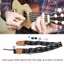 Toyuvn Dây Đàn Guitar Đen Ren Thêu Hoa Văn Dây Da Nylon Tay Nghề Tinh Tế Tinh Tế Đa Năng Dành Cho Tay Guitar
