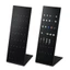 Stay Black Acrylic L Shape Lip Nose Nhẫn trưng bày với các lỗ khác nhau Thích hợp cho cửa hàng trang sức và nhà Organizati