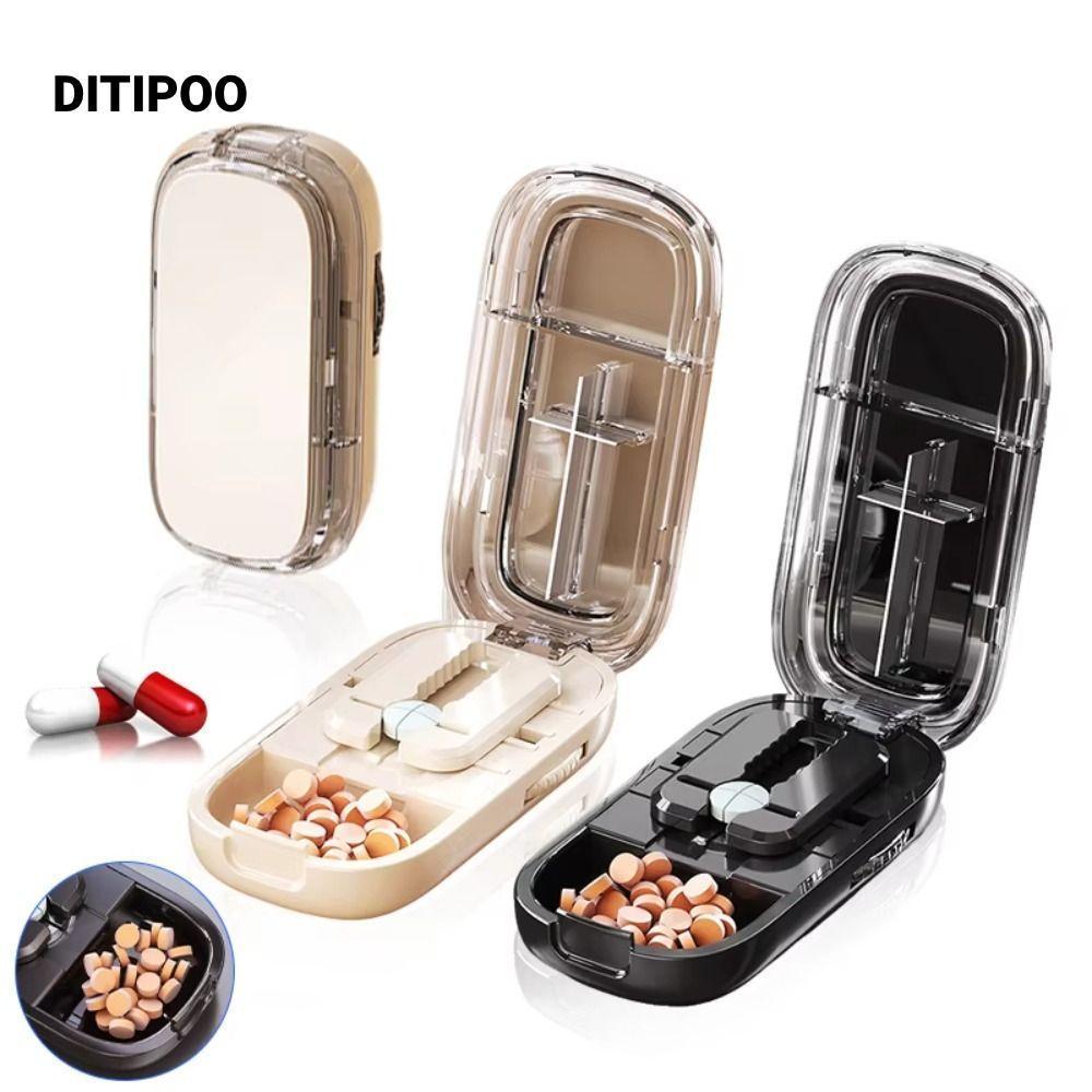 Hộp lưu trữ máy cắt thuốc DITIPOO, Máy cắt thuốc viên chống bụi, Máy chia di động cắt cho thuốc nhỏ hoặc lớn